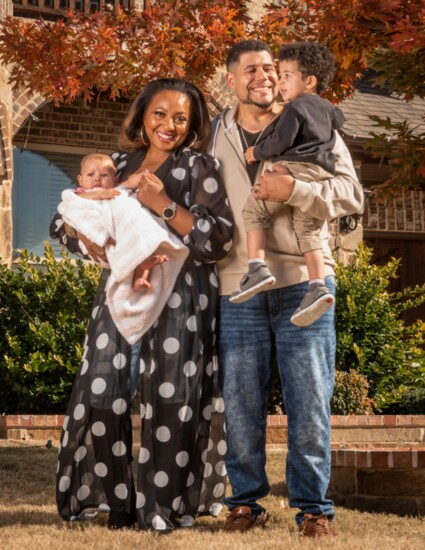 Husband - JosSelina Albright with husband Joshua Mori + children Gavin & Ella