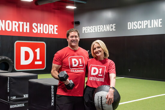 Meghan and Kevin Marschall of D1 Training (credit: Amee McCaughan)