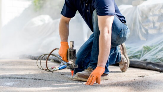 SmartLevel Concrete driveway repair