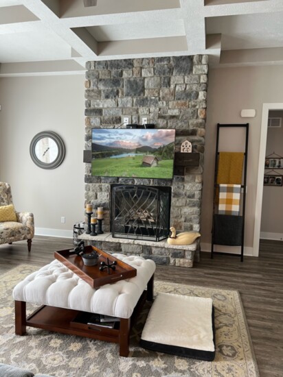 AVtech Limited can hang televisions on stone and brick fireplaces and walls.