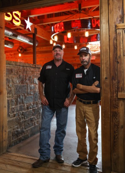 Trey Hutchins and Pitmaster John Mueller