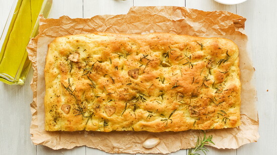 Warm Focaccia