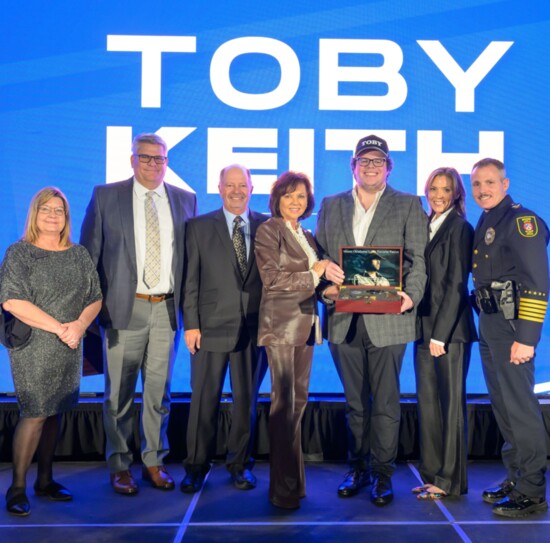 The late music legend Toby Keith was honored posthumously at the foundation's Hometown Heroes banquet in 2024.