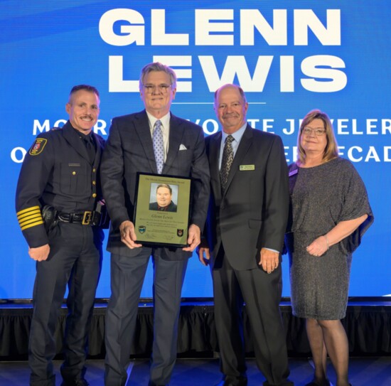 The late, longtime Moore mayor, Glen Lewis, was honored posthumously at the foundation's Hometown Heroes banquet in 2024.