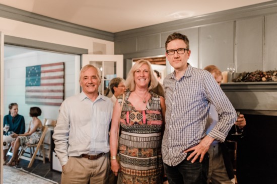 Scott and Judy Phares with Associate Artistic Director David Kennedy. Photo by Mindy Briar 