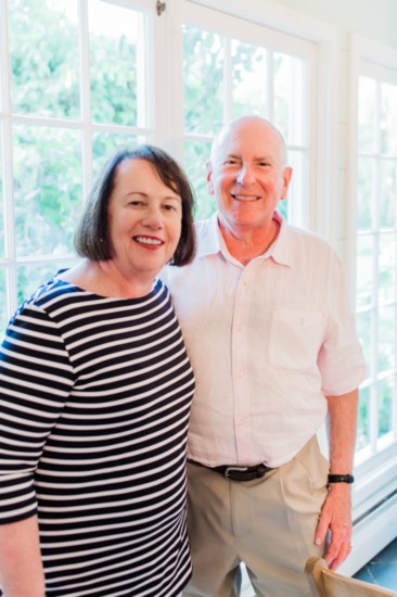 Backstage devotees Mary Ellen and Jim Marpe. Mary Ellen is also on the board and serves as the chair of the Development Committee. Photo by Mindy Briar 