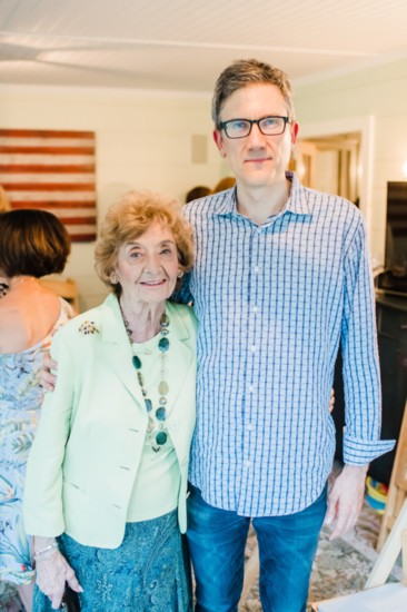Eunice Bigelow with Associate Artistic Director David Kennedy. Photo by Mindy Briar
