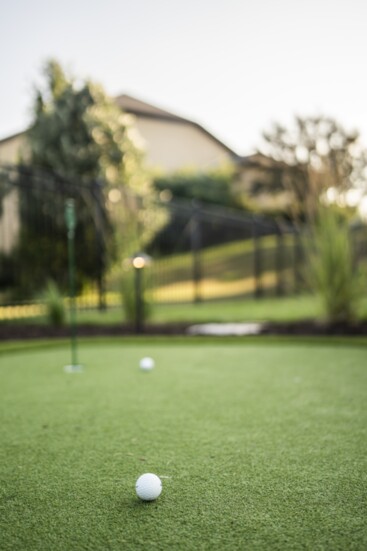 Synthetic grass is durable and low maintenance making it an understandably growing trend.