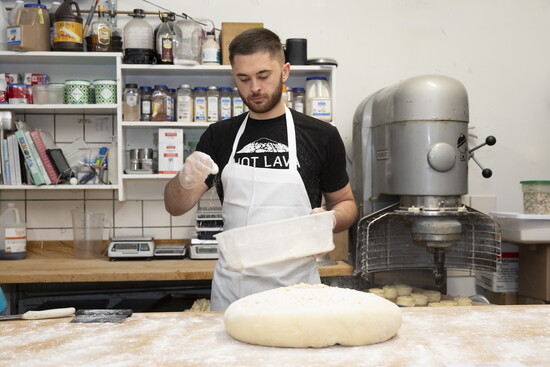 Hot Lava Bakery's most popular and best-selling item is their cinnamon rolls, with several varieties baked daily, including seasonal twists.