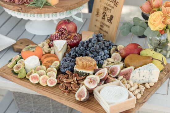 Signature white cheddar jalapeño cheese, fall fruit, and nuts. Tiffany is also known for her Christmas cardamom coffee cakes and homemade Irish whiskey. 