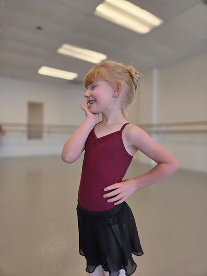 A Pre-Ballet Dancer