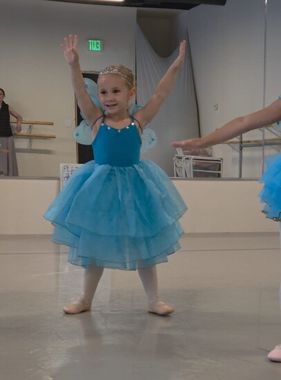 Pre-Ballet Fairy Rehearsal
