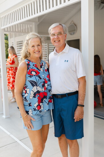 Rick and Lisa Pelfrey hosted the perfect Fourth of July soirée!
