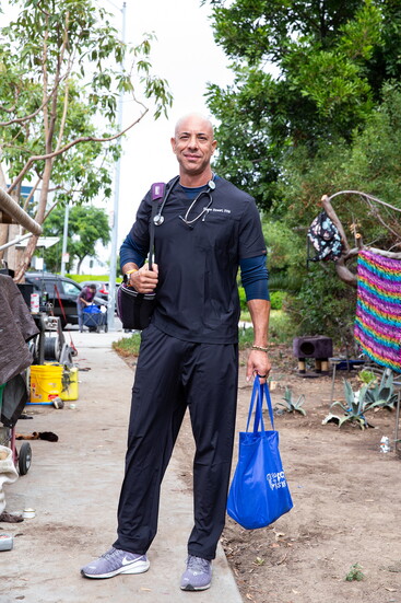 Stewart’s smile says it all: compassion is contagious.