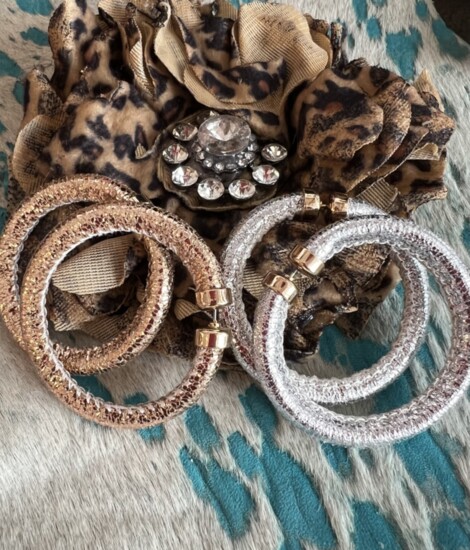 Neutral bracelets can be layered with bright, chunky bracelets or charms. 