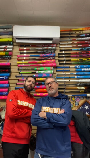 Roy and Max at Closeout Bats