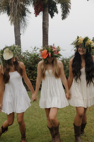 Haku leis made by Aunty Toshua 