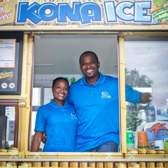 Kona Ice owners James and Eric Hill.