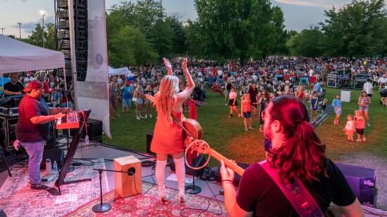 Every July 3rd, thousands of fans enjoy the music at the annual Hendersonville Freedom Festival.