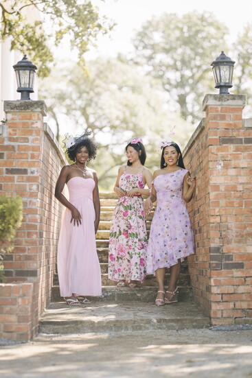 Morgan Burks-Margee, Sarina Nguyen and Dr. Dora Caro