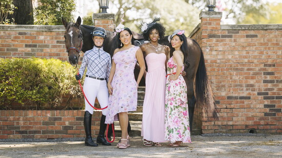 Anne Young, Dr. Dora Caro, Morgan Burks-Margee and Sarina Nguyen
