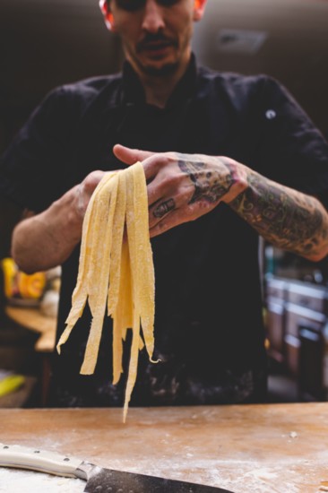 Fresh pasta made by hand, in-house.