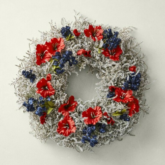 7. Americana Wreath - William Sonoma $109.95