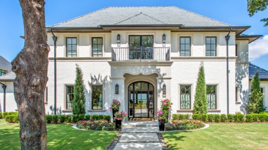 This Norman home features a cast stone exterior as well as numerous other stunning cast stone details both inside and out.