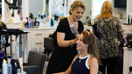 Maria Santiago, salon manager and stylist