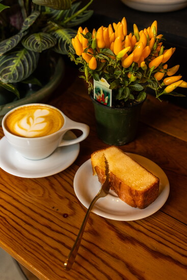 Still Life Coffee & Botanicals and their morning treats.