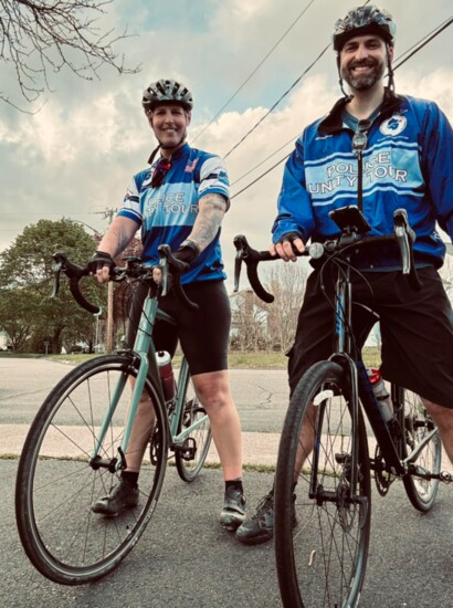 Lt. Amanda Martin and Sgt. Joseph Hopkins are part of the West Hartford PD's bike patrol unit. 