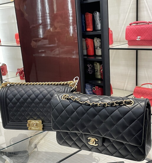 Chanel Bags at 31 Rue Cambon. Photo by Catherine Norton