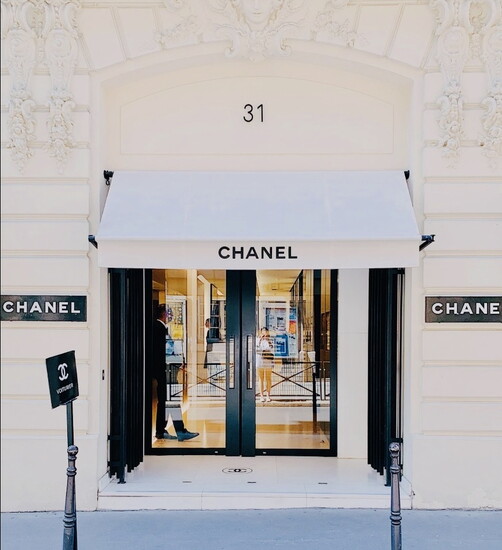 The Chanel store at 31 Rue Cambon. Photo by Catherine Norton