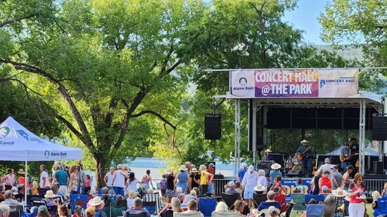 Concert Hall @ The Park in Buckley Park in downtown Durango.