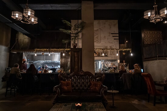 Open kitchen and Bar