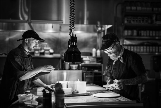 Sous Chef Adam Leonard and Executive Chef Roque Heidler