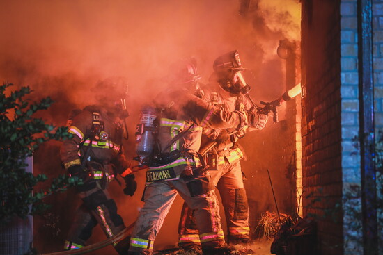 Cy-Fair FD firefighters began offensive attack on a residential fire during Winter Storm Uri as widespread water supply issues and icy roadways caused delays