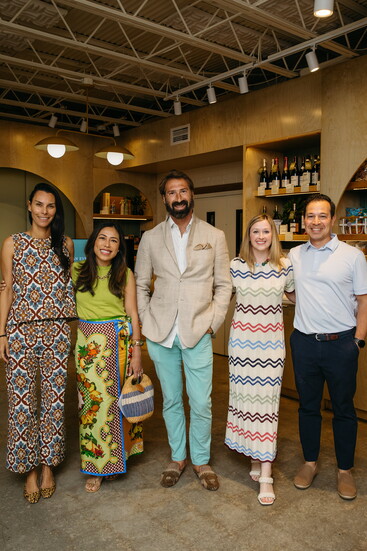 Kristen Schonwald, Roxy Owens, Founder of Society Social, Nick Mele, Alexandra Powell and Alan Dale
