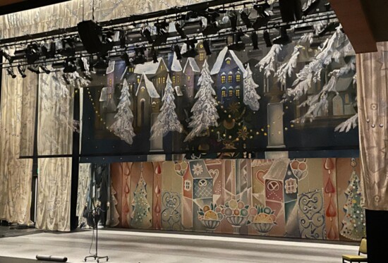 Photo credit: Leslie Bonnell, Scenery changes for The Nutcracker, presented in partnership with Denver Ballet Theatre.