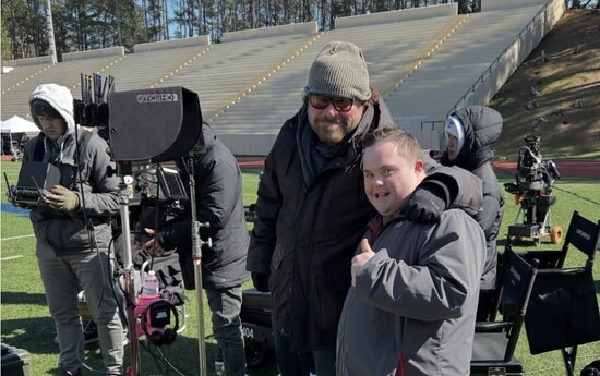 Caden with director Sean Mcnamara