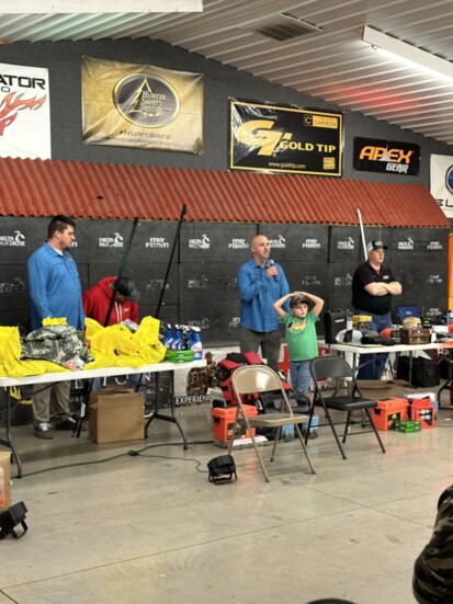 Jason Roberts welcomes large crowd to13th annual Fishing Expo.  
