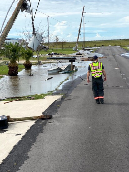 Fire Ninja shipped safety vests and PPE to assist Louisiana Volunteer Fire Departments with search and rescue efforts from 2020’s Hurricane Laura.