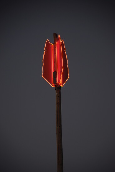 Castleman's "The Three Feathers" at 401 SW A Street in Bentonville was the first public artwork in the Bentonville Arts District