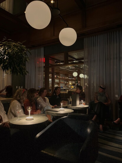 Allyson hosts "Leading Ladies Cocktails & Connection" at The Compton Hotel