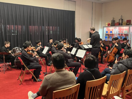 BC Chamber Ensemble performing in their Christmas concert