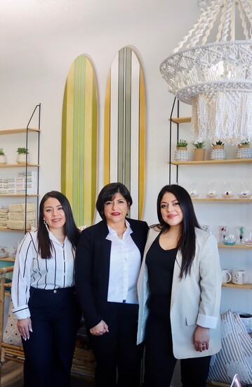 (Left to right) Gabriela Garcia, Ximena Cardentey, Denisse Garcia