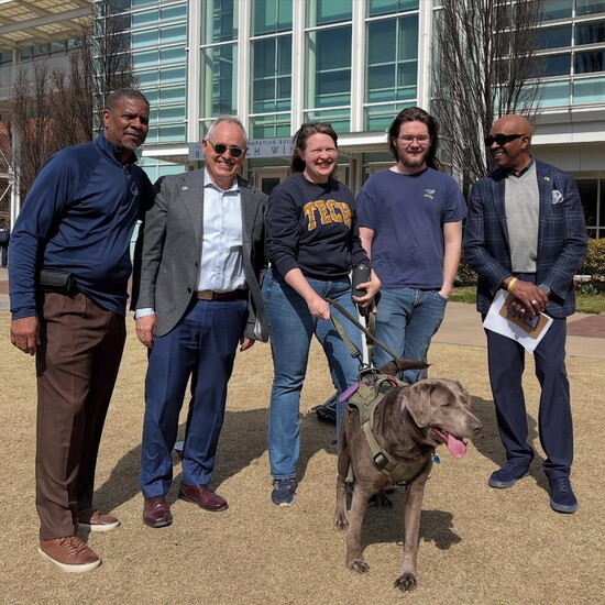 Stephanie & Robert Ives GA Tech's "Parents with Pups"