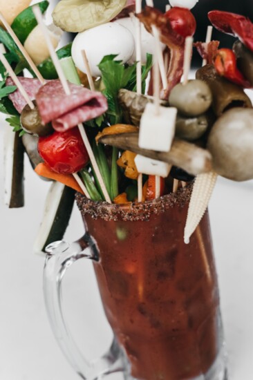 Build-Your-Own Bloody Mary Bar. Photo courtesy Hash Kitchen