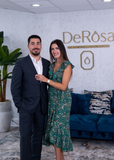 Roberto and Christina DeRosa,of DeRosa Fine Diamonds