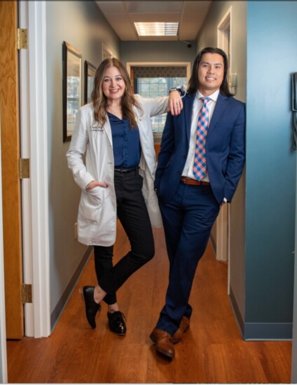 Doctors Chelsea Viola and Khoa Ngyuen, of Vale Foot & Ankle Surgery